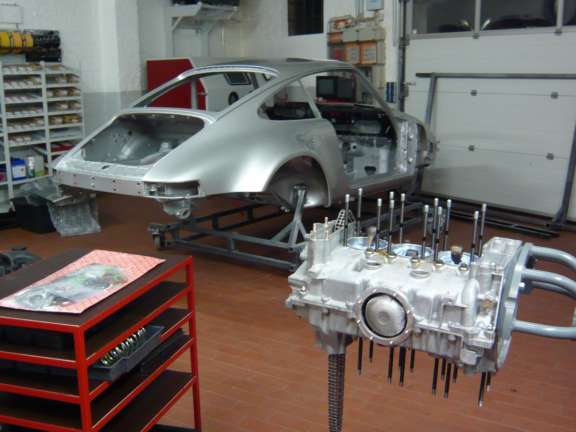 Überholung Porsche 930 Turbo Motor