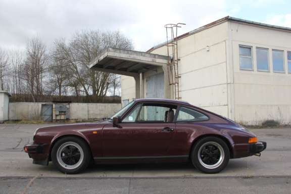 Restaurations-Ergebnis - Porsche 911 Carrera 3.2 (Rubinrot-metallic)